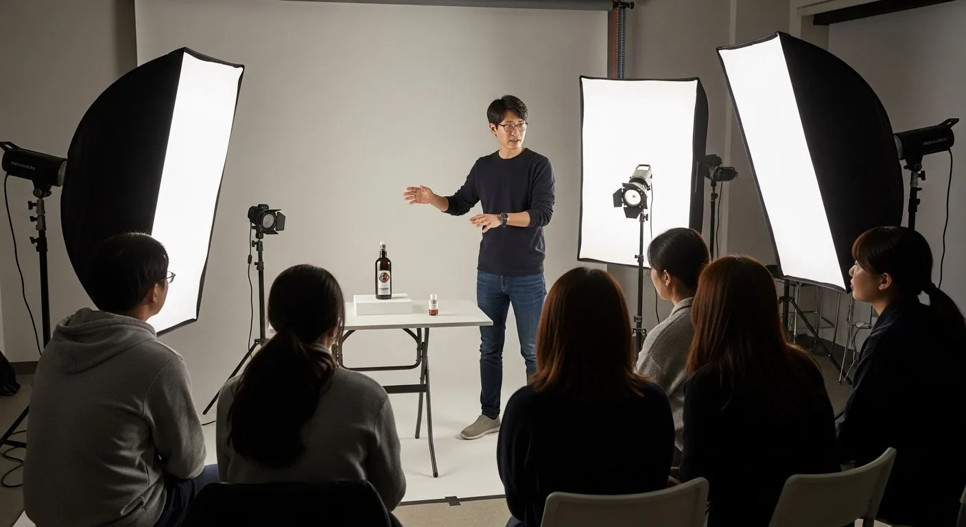 사파사진학원 현직 광고 사진가 1:1 실무 교육 현장