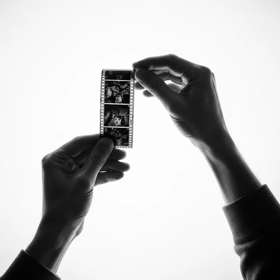 오랜 기간 검증된 커리큘럼을 의미하듯 흑백사진을 들고 있는 손