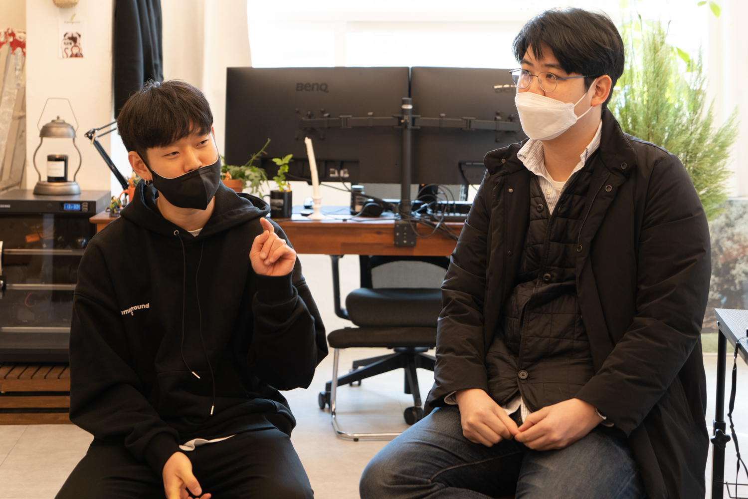 졸업생 스튜디오 방문 프레임그라운드