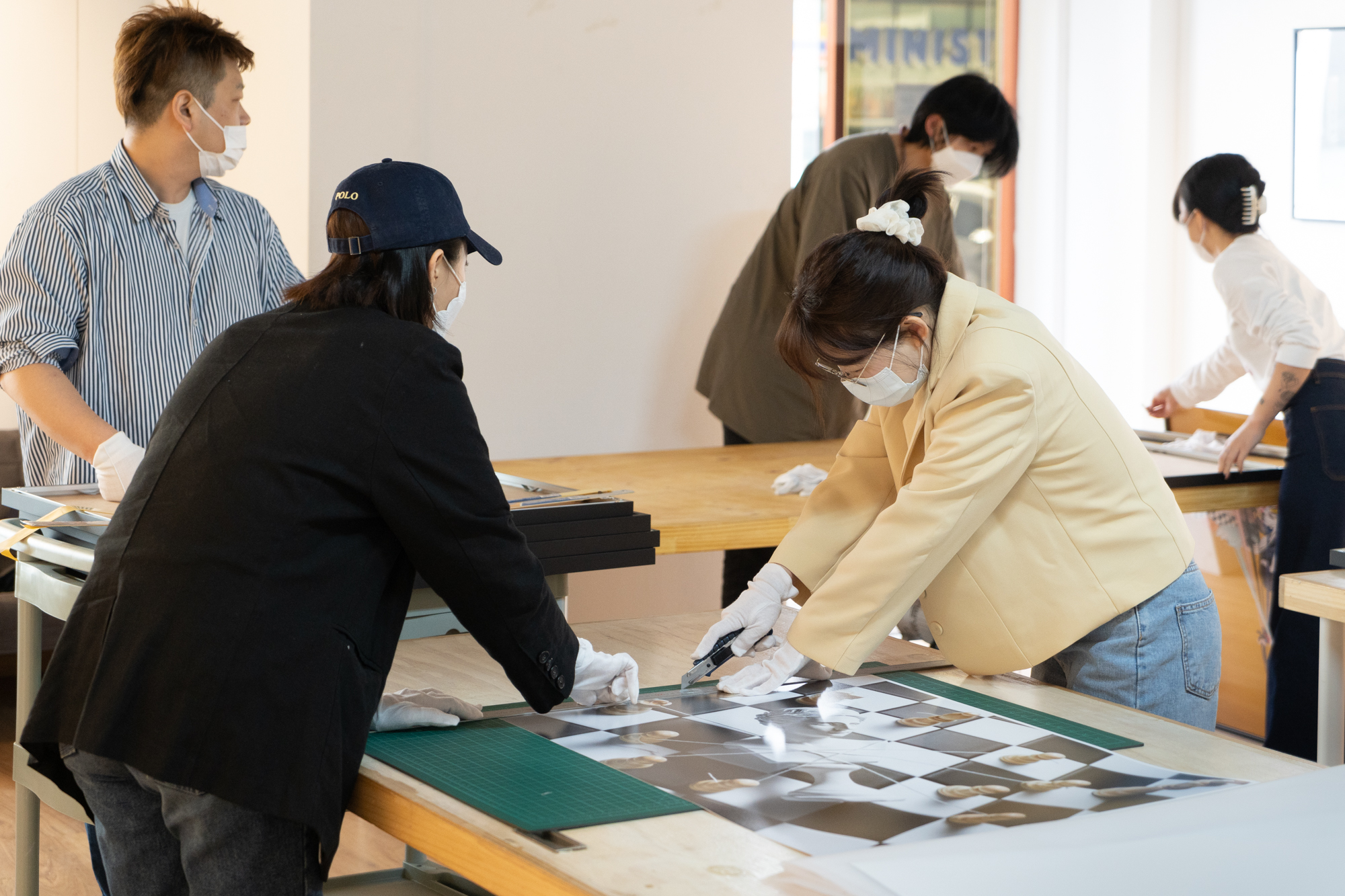 117기 졸업 전시 준비