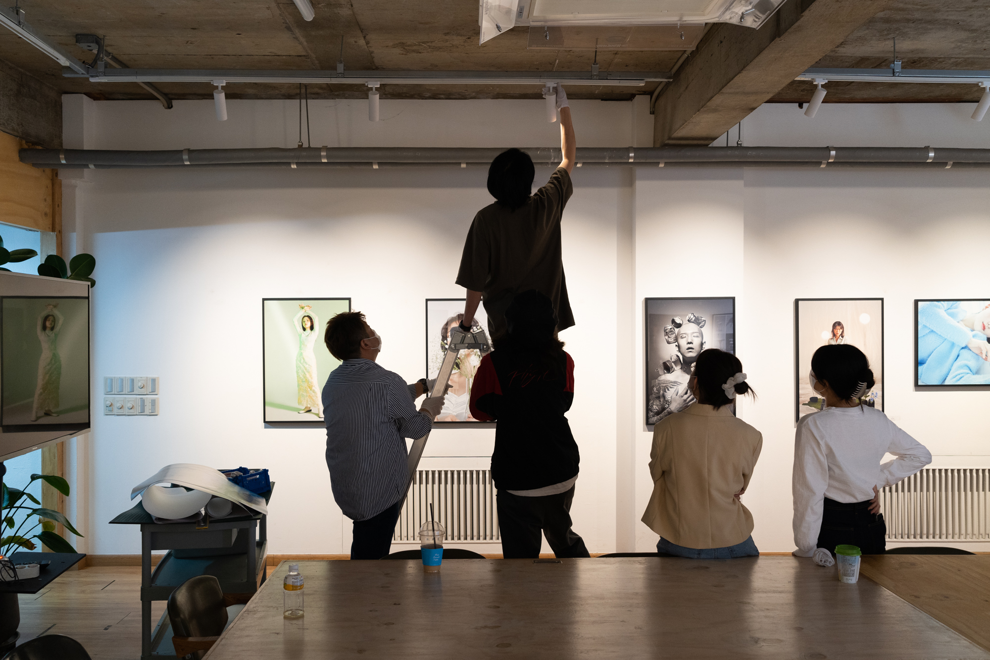 117기 졸업 전시 준비