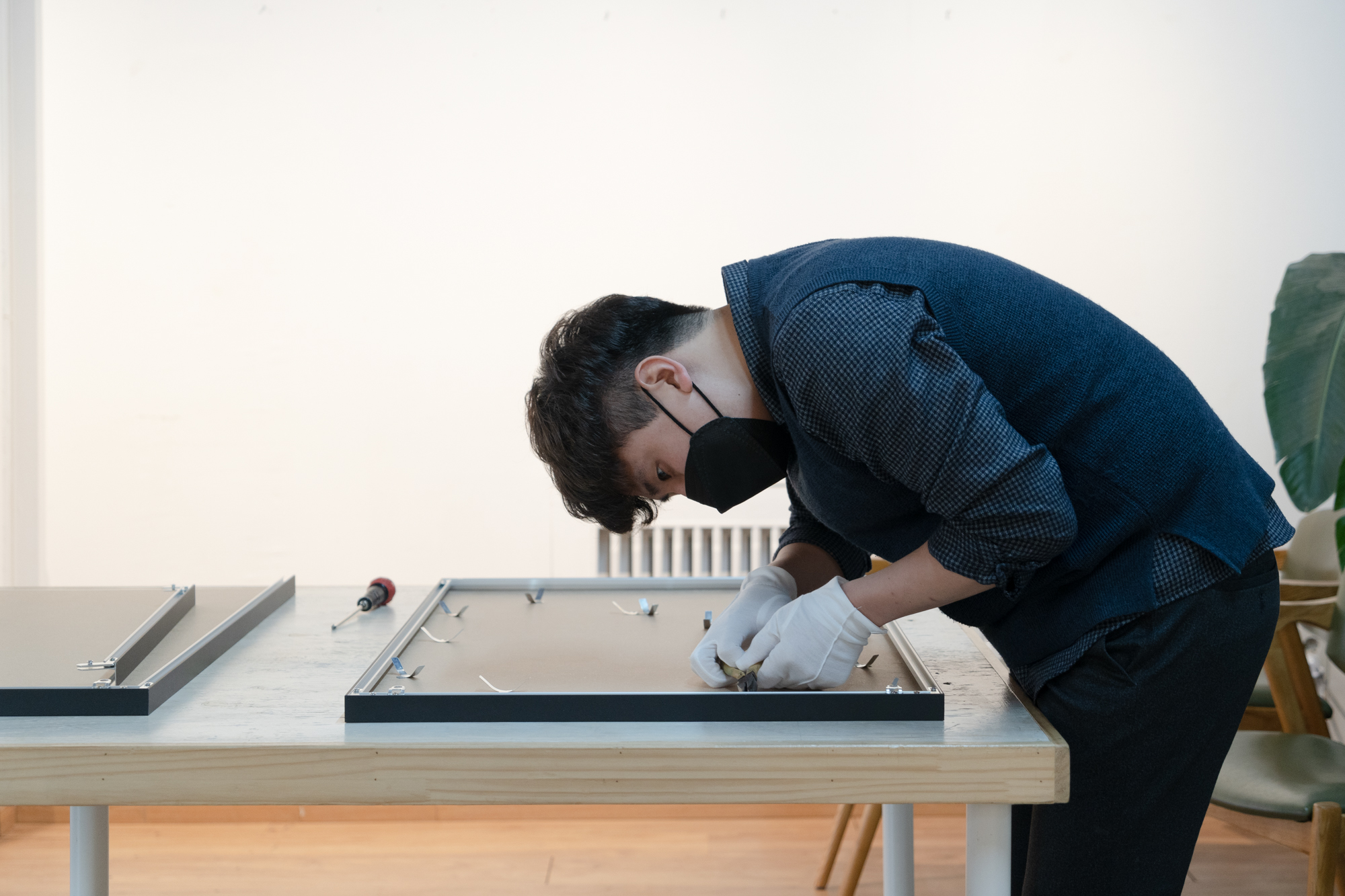 117기 졸업 전시 준비