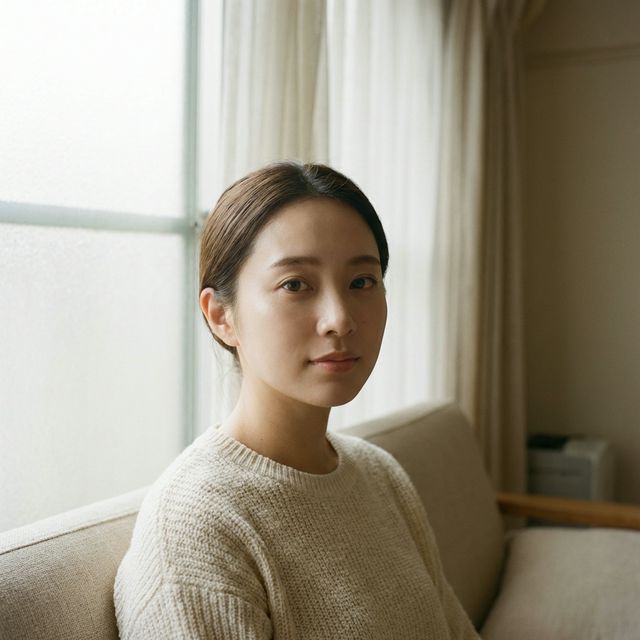 부드러운 윈도우 라이트를 활용한 인물 사진